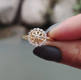 Sleek Diamond Rings